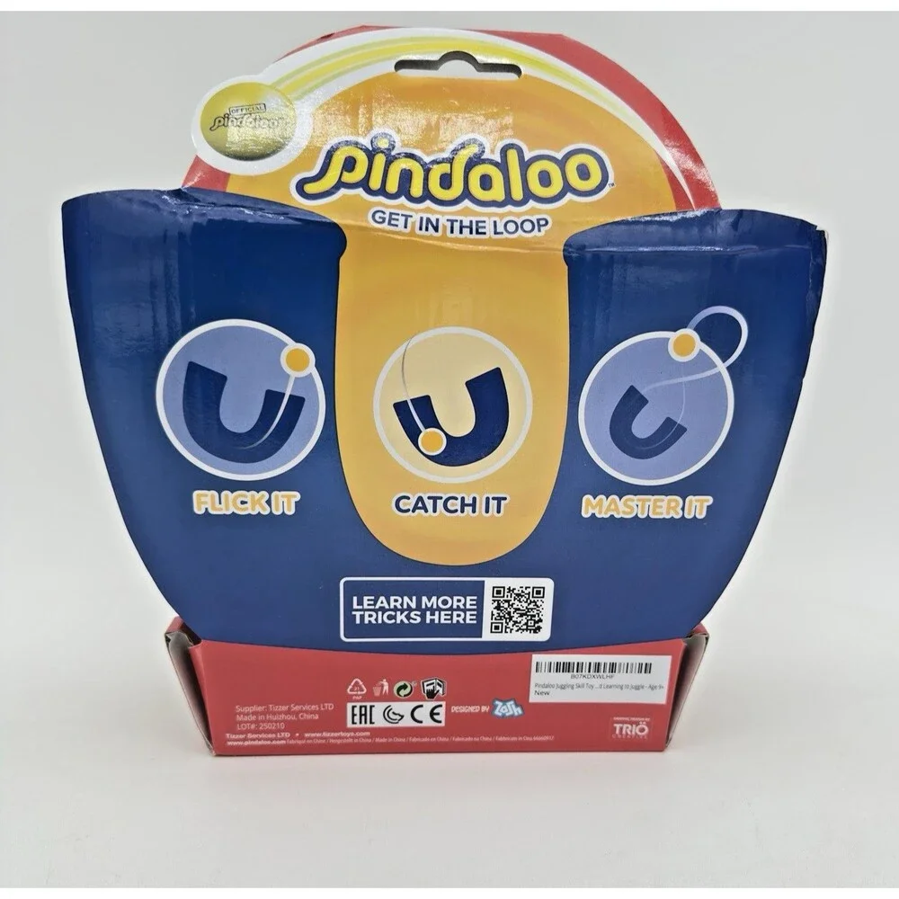 New in Box Pindaloo Juggling Skill Game Get in the Loop Toy Indoor Outdoor